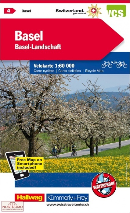 04 BASEL - BASEL-LANDSCHAFT | Kummerly+Frey cycling map