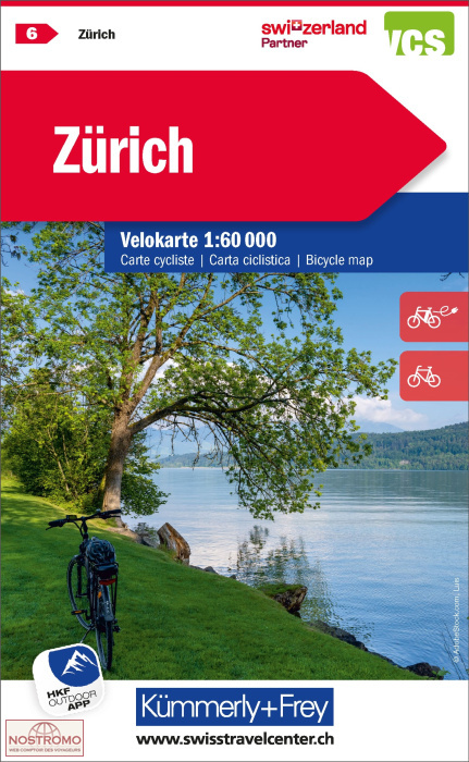 06 ZÜRICH | Kummerly+Frey cycling map