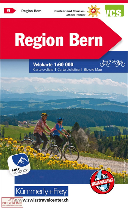 09 REGION BERN | Kummerly+Frey cycling map