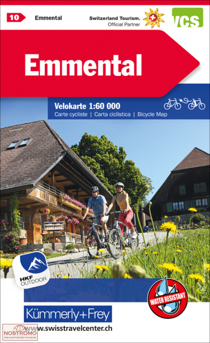 10 EMMENTAL | Kummerly+Frey cycling map