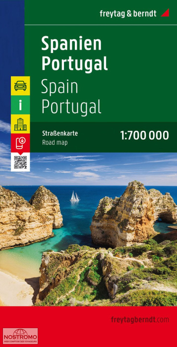 ESPAGNE - PORTUGAL | carte routière Freytag & Berndt