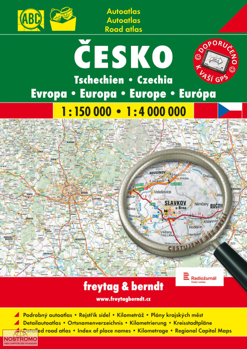 CZECH REPUBLIC | Freytag & Berndt/Shocart road atlas