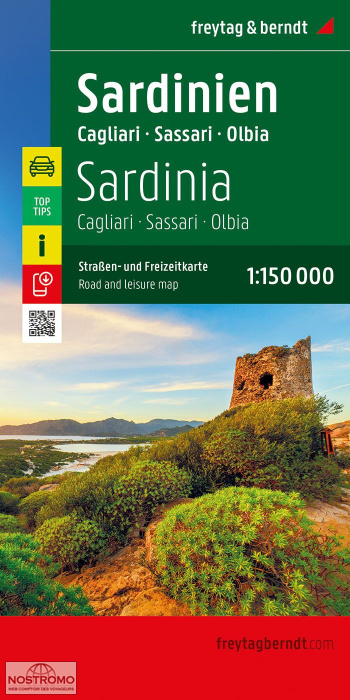 SARDAIGNE  | carte touristique Freytag & Berndt