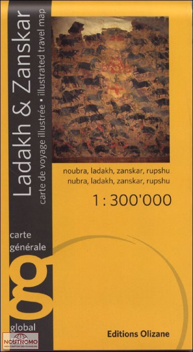 LADAKH - ZANSKAR | carte de trekking Olizane