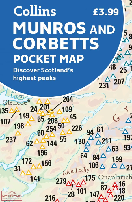 MUNROS AND CORBETTS | carte touristique Collins