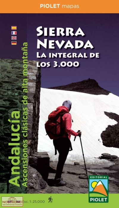SIERRA NEVADA -  LA INTEGRAL DE LOS 3.000 | Piolet hiking map