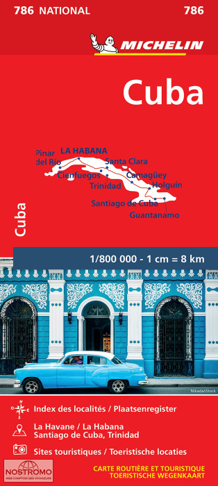 CUBA 786 | carte routière Michelin