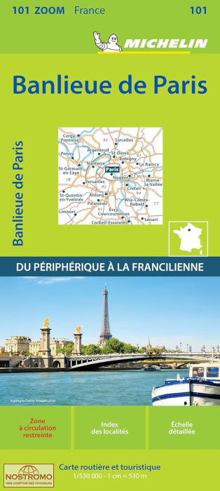 101 BANLIEUE DE PARIS | carte routière Michelin