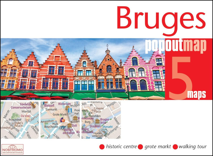 BRUGES | plan de ville PopOut