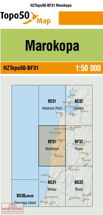 BF31 MAROKOPA | carte topographique LINZ