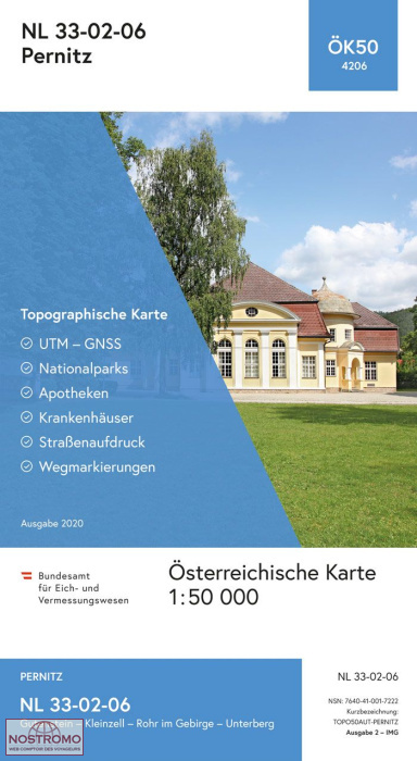 4206 PERNITZ | carte topographique BEV