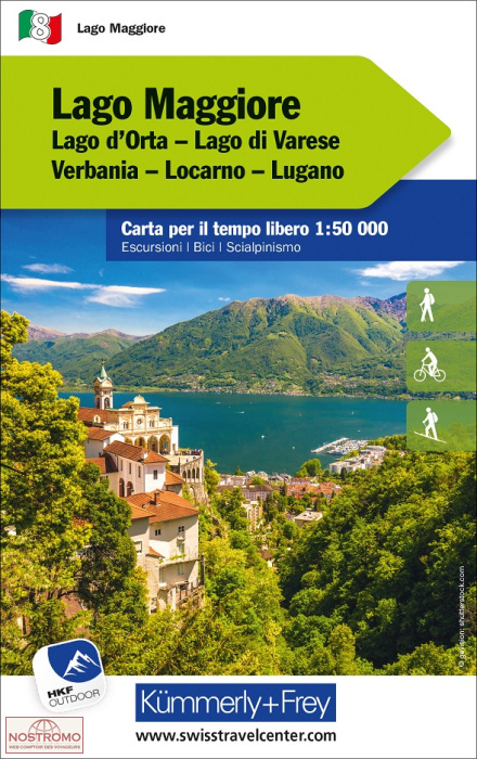 LAGO MAGGIORE 8 | carte de randonnée Kummerly+Frey