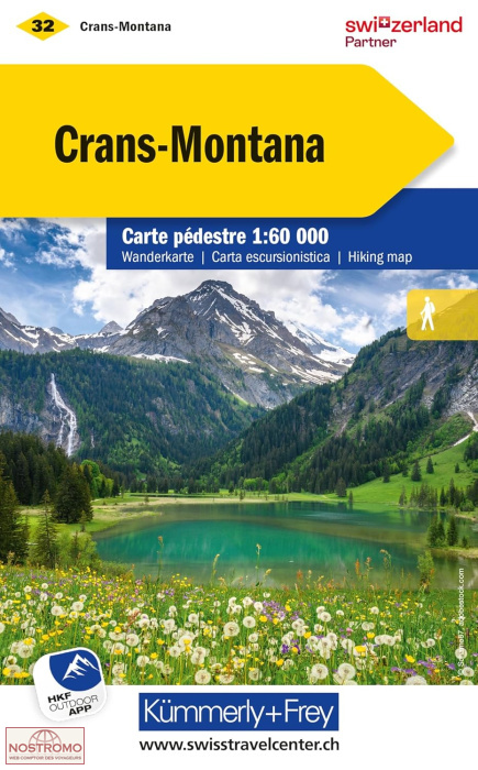 CRANS-MONTANA 32 | Kummerly+Frey hiking map