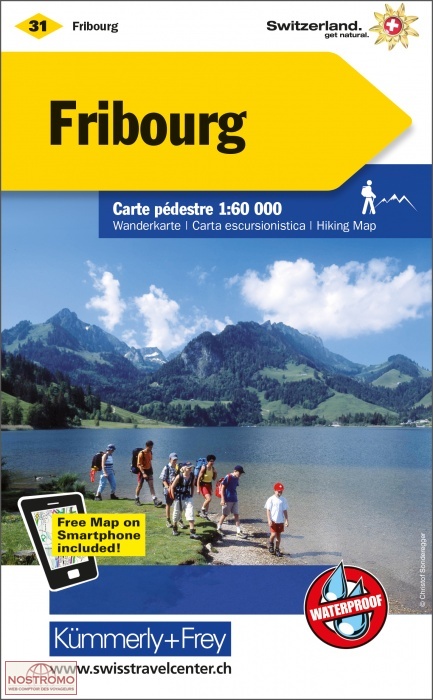FRIBOURG 31 | Kummerly+Frey hiking map