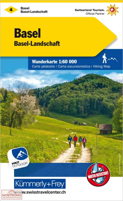 BASEL - BASEL-LANDSCHAFT 4 | Kummerly+Frey hiking map
