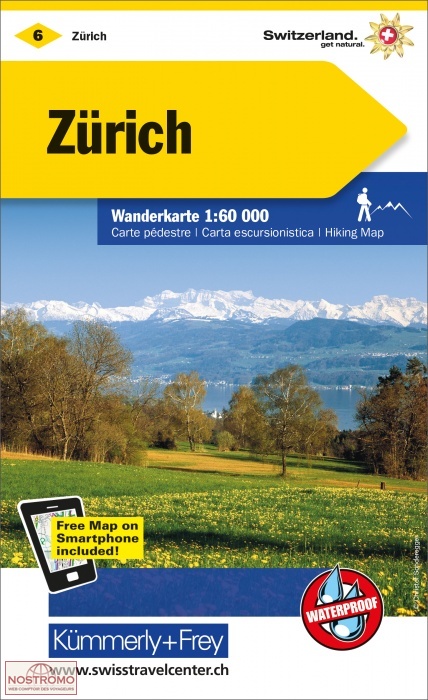 ZÜRICH 6 | Kümmerly+Frey hiking map