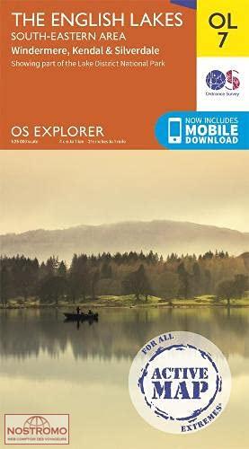 OL07 THE ENGLISH LAKES - SOUTH-EASTERN AREA | OS hiking map