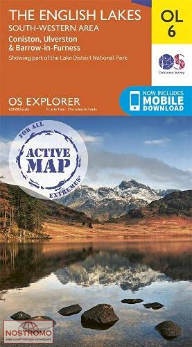 OL06 THE ENGLISH LAKES - SOUTH-WESTERN AREA | OS hiking map