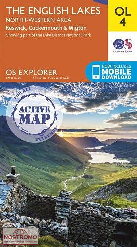 OL04 THE ENGLISH LAKES - NORTH WESTERN AREA | OS hiking map