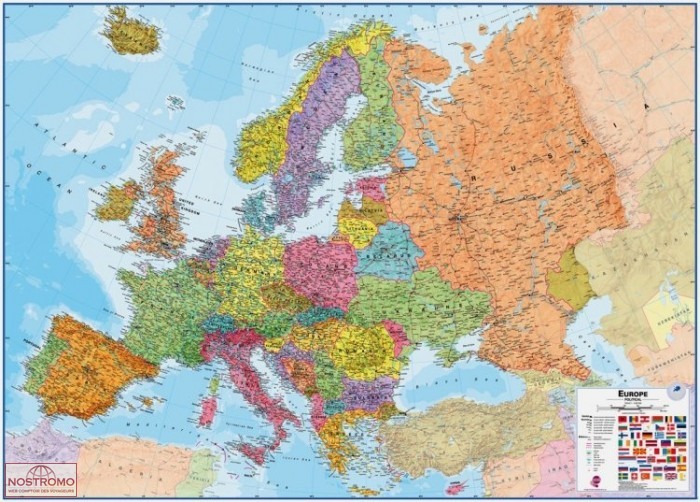 EUROPE | Maps International wall map