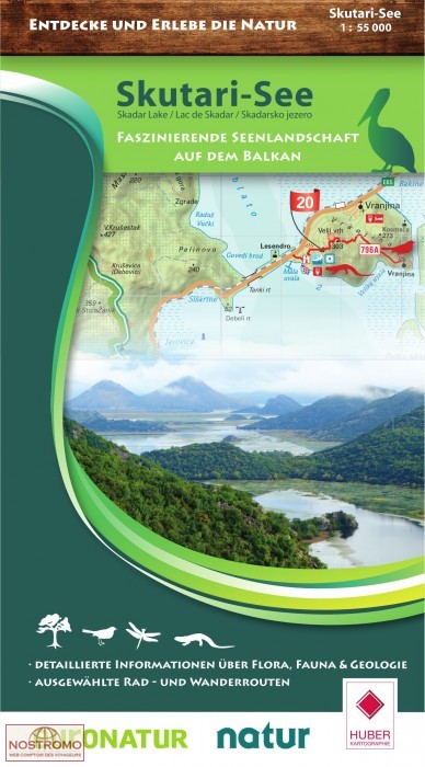 SKADAR LAKE | Huber hiking map
