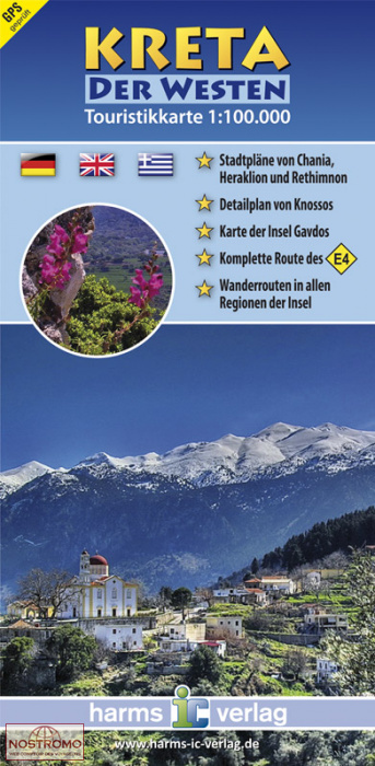 WESTERN CRETE | Harms hiking map