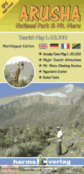 ARUSHA | carte de trekking Harms