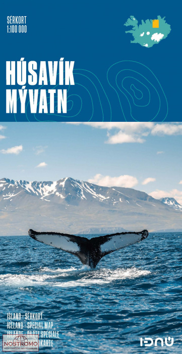 HUSAVIK - MYVATN 4 | carte touristique Ferdakort