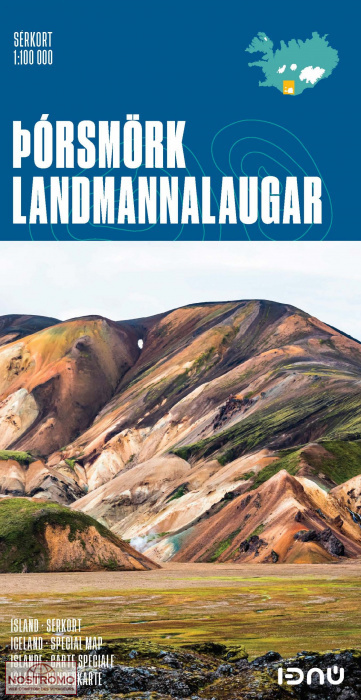 THORSMORK - LANDMANNALAUGAR 7 | carte touristique Ferdakort