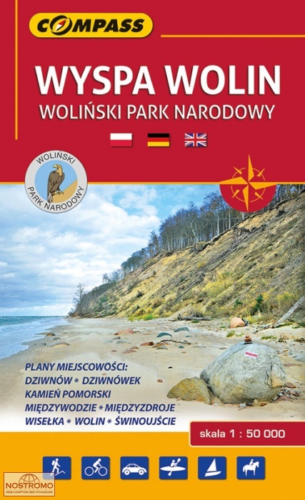WYSPA WOLIN - WOLIŃSKI PARK NARODOWY | Compass hiking map
