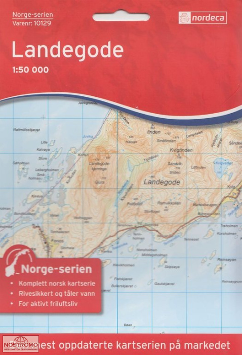 10129 LANDEGODE | carte topographique Nordeca