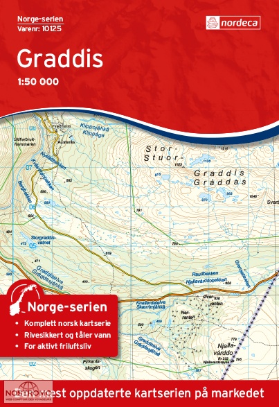 10125 GADDIS | carte topographique Nordeca