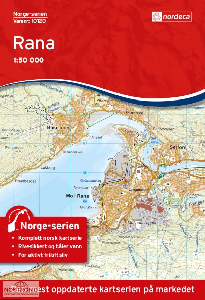10120 RANA | carte topographique Nordeca