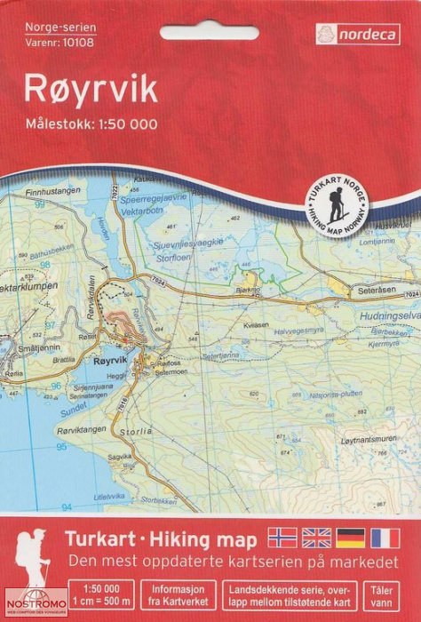 10108 RØYRVIK | carte topographique Nordeca