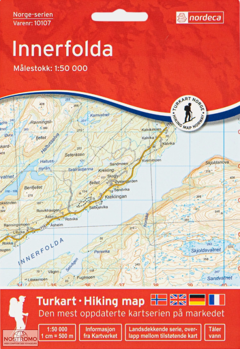 10107 INNERFOLDA | carte topographique Nordeca