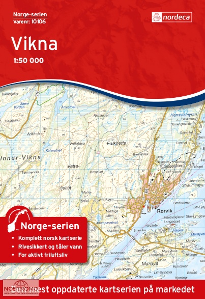 10106 VIKNA | carte topographique Nordeca