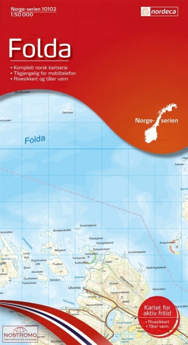 10102 FOLDA | Nordeca topographical map