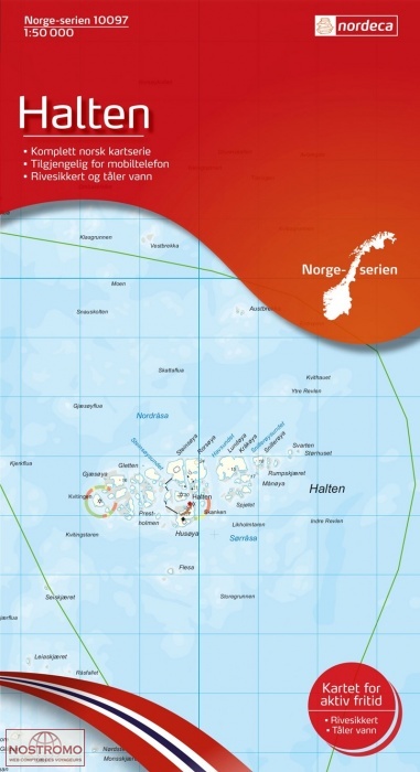 10097 HALTEN | carte topographique Nordeca