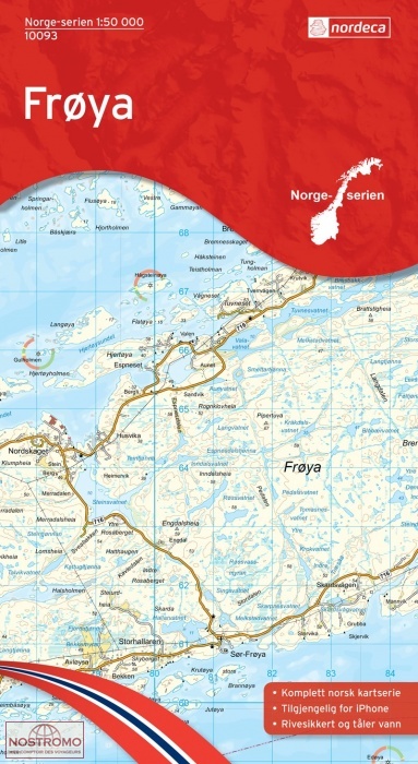 10093 FRØYA | carte topographique Nordeca