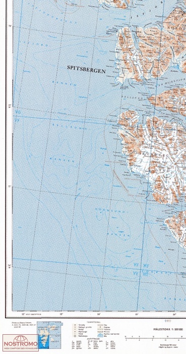1 SPITSBERGEN SOUTH | Norsk Polarinstitutt topographical map
