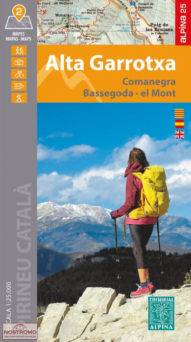 51 ALTA GARROTXA | cartes de randonnée Alpina