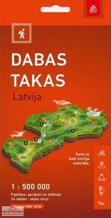 LATVIA - BIKING ROUTES | Jana Seta biking map