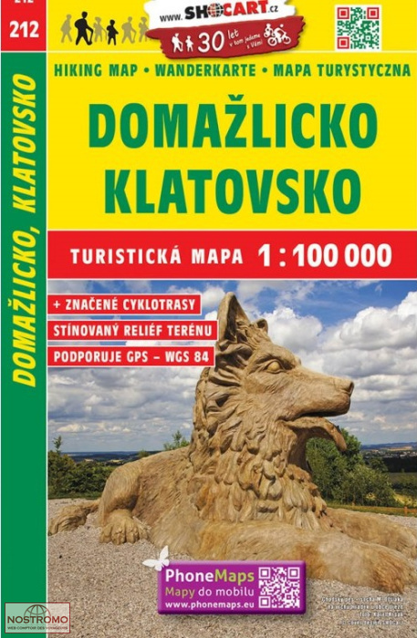 212 DOMAZLICKO - KLATOVSKO | carte touristique Shocart
