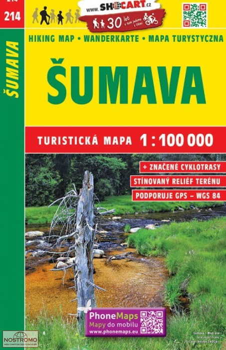 214 SUMAVA | carte touristique Shocart