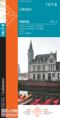 14/7-8 LOKEREN | NGI/IGN topographical map