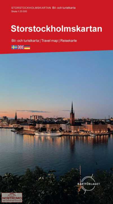 STOCKHOLM AND SURROUNDINGS | Kartförlaget city map