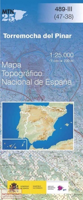489-3 TORREMOCHA DEL PINAR | carte topographique CNIG