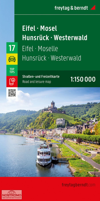 17 EIFEL - MOSEL - HUNSRÜCK - WESTERWALD | Freytag & Berndt road map