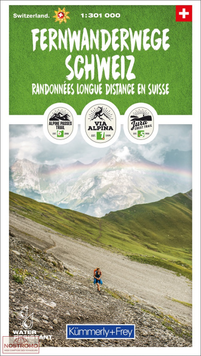 LONG-DISTANCE HIKES IN SWITZERLAND | Kummerly+Frey hiking map