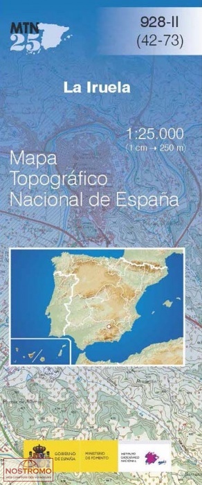 0928-2 LA IRUELA | carte topographique CNIG